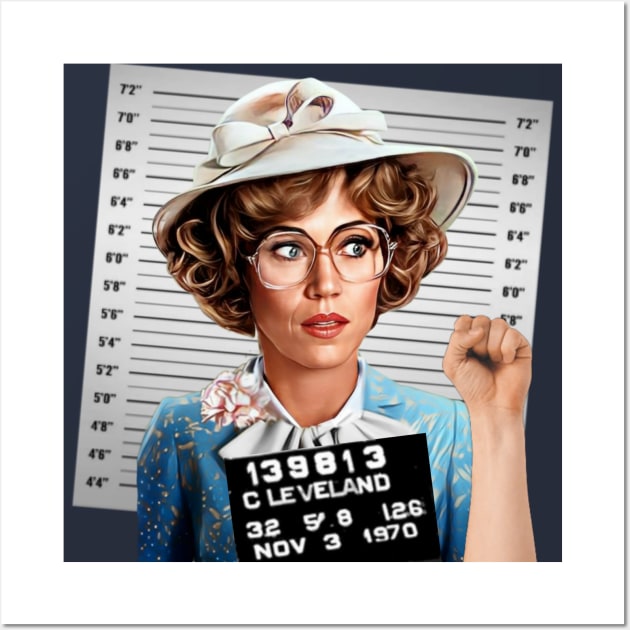 Jane Fonda Mugshot Wall Art by Zbornak Designs